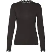 Vero Moda Bluse 10295141 Schwarz Slim Fit