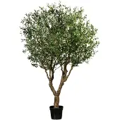 Creativ Green Kunstbaum "Olive" mit detailgetreuer Gestaltung