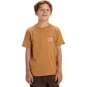 Quiksilver T-Shirt Hw Snaky Ways EQBZT04912 Braun Regular Fit