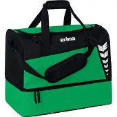 Erima Six Wings Sporttasche mit Bodenfach Smaragd/Schwarz