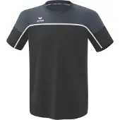 Erima CHANGE T-Shirt 140 black grey/slate grey/weiß