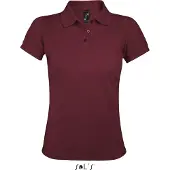 Sol SOLs 00573 | Damen Polo Shirt Prime - Farbe: Burgundy - Größe: S