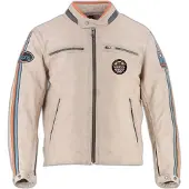 Helstons Ace 10 Years Beige Leather CE Jacke Größe XL