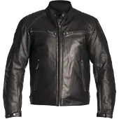 Helstons Rocket Motorrad Lederjacke, schwarz, S