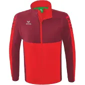 Erima Six Wings Jacke Mit Abnehmbaren Ärmeln Herren - Rot / Bordeaux