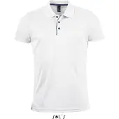 Sol SOLs 01180 | Mens Sports Polo Shirt Performer - Farbe: White - Größe: XL
