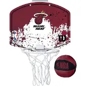 Wilson NBA Miami Heat Mini Basketball Indoorball Rot || Größe ONE
