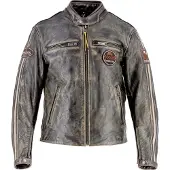 Helstons Ace 10Ans Motorrad Lederjacke, braun, XL