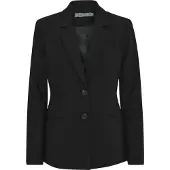Fransa Blusenblazer "Damen Blazer FRABIGAIL", Damen, Gr. 34, schwarz, Obermaterial: 60% Polyester PES. 35% Viskose CV. 5% Elasthan EL., Blazer Blusenblazer