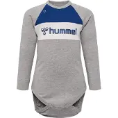 Hummel Body l/ä - hmlMurphy - Grau Meliert - - 62 - Body L/Ä