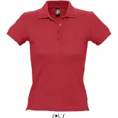 Sol SOLs 11310 | Ladies Poloshirt People 210 - Farbe: Red - Größe: XL