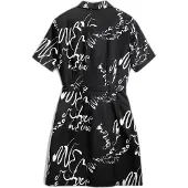 Desigual Hemdkleid 25SWVW38 Schwarz Regular Fit