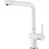 Franke 115.0653.376, Standard, Chrom, Weiß, Messing, Hebelgriffe, Einzelbild, 3/8"