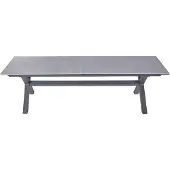LC Garden Vancouver Ausziehtisch 280/340/400x100cm Aluminium/Glaskeramik Beton Optik