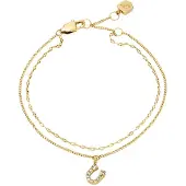 Fossil Sutton Gold Coloured Stainless Steel Bracelet JF04907710