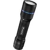 Varta Akku-Taschenlampe Nightcutter F20R, 4 Leuchtmodi, 400 lm, 150 m Reichweite, ø 34 x H 160 mm