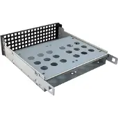 Inter-Tech 1U-10240, Rack, Server, Schwarz, ATX, Flex-ATX, micro ATX, Mini-ATX, Mini-ITX, Stahl, 1U