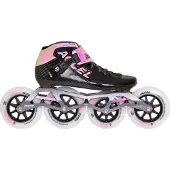 Powerslide Accel Race Pink 110/100 Inlineskates, 47, 4x, 110x+100