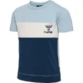 Hummel T-Shirt - hmlAzur Block - Himmlisch Blue - - 74 - T-Shirts
