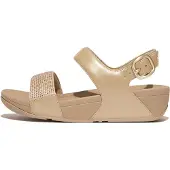 Original Brands FitFlop Lulu Sandale – mit Hotfix-Applikation, SCHWARZ, Größe 40