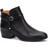 Pikolinos für Damen. W1U-8901C1 Daroca Lederstiefel schwarz (35), 3 bis 5 cm, Reißverschluss, Lässig, Klassisch