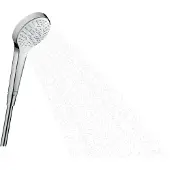 Hansgrohe Croma Select S, Handduschbrause mit Kopf, Chrom, Weiß, Wand