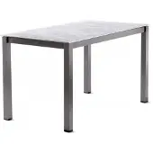 Sieger Tischgestell Aluminium 118x78cm, eisengrau ohne Tischplatte 4003348997168