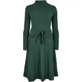Apricot Minikleid Damen Viskose grün strukturiert, 42 770796-0001-00420