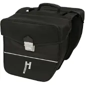 Haberland Doppeltasche E-Bike L schwarz - geräumige Gepäckträgertasche für E-....