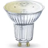 Ledvance 00217609, Intelligentes Leuchtmittel, WLAN, Edelstahl, LED, GU10, Warmweiß