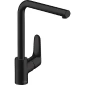 Hansgrohe Focus M41 Einhebel-Küchenmischer 280, 1jet, Mattschwarz