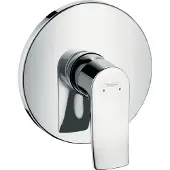 Hansgrohe Unterputz-Brausemischer Metris, Rosette Ø 150 mm, chrom - 31685000