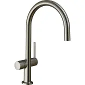 Hansgrohe Talis M54 Einhebel-Küchenmischer 220, Geräteabsperrventil, 1-jet, 72805800, Farbe: Edelstahl-finish