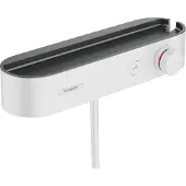 Hansgrohe Brausethermostat SHOWERTABLET SELECT 400 Aufputz, DN 15 mattweiß mattweiß