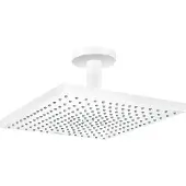 Hansgrohe Raindance E Kopfbrause 300, 1-jet EcoSmart 9 l/min, mit Deckenanschluss, 26251700, Farbe: Mattweiß