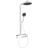 Hansgrohe Rainfinity Showerpipe 250 1jet EcoSmart mit ShowerTablet 350, Mattweiß
