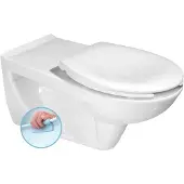 Sapho HANDICAP verlängertes Hänge-WC, Rimless, 37,5x73cm, Weiß