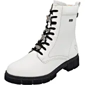 Remonte Schnür-,Zug-u.Schnallenstiefel in weiss/weiss kombi, Gr. 42