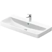 Duravit No. 1 Möbelwaschtisch 100x46cm, m HL, ÜL, Hahnlochbank, weiß