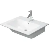 Duravit Möbelwaschtisch ME by Starck m ÜL m HLB 630x490mm 1 Hahnloch weiß weiß