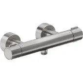 Duravit Brause-Thermostat 1000 AP, Edelstahl gebürstet