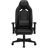 Sense7 Gamingstuhl Vanguard Schwarz - Ergonomischer Bürostuhl Schreibtischstuhl PC Drehstuhl Gamer Chefsessel 150 kg 2D-Armlehnen Wippfunktion
