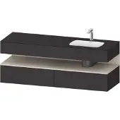 Duravit Einbauwaschtisch-Möbel-Set Qatego 160x50x60cm, Kon-WTU, B, B r, T m/Gr m