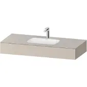 Duravit Einbauwaschtisch-Möbel-Set Qatego 120x55x17cm, T m, m K, 1 Ausschn, m ÜL