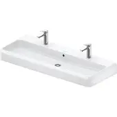 Duravit Qatego Wastafel 120x47x15,5 cm Wit Hoogglans