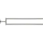 Duravit Starck T Handtuchhalter, 2-armig, 0099417000, Farbe: Edelstahl gebürstet