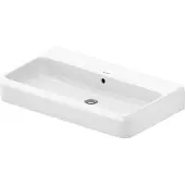 Duravit Aufsatzwaschtisch Qatego 80x47cm, w g HG, o HL, m Ü, HL, geschli.