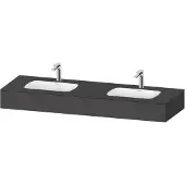 Duravit Einbauwaschtisch-Möbel-Set Qatego 160x55x17cm, m K, 2 A., B bs, m Ü, gra m
