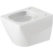 Duravit DU Wand-WC Viu Compact 480mm, Weiß Tiefspüler, rimless, Durafix, HYG