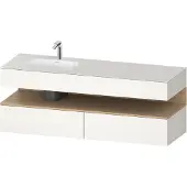 Duravit Einbauwaschtisch-Möbel-Set Qatego 160x50x60cm, Kon-WTU, B, B l, E na/we m
